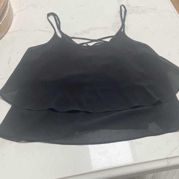 Cute sheer black top - Picture 1 of 7